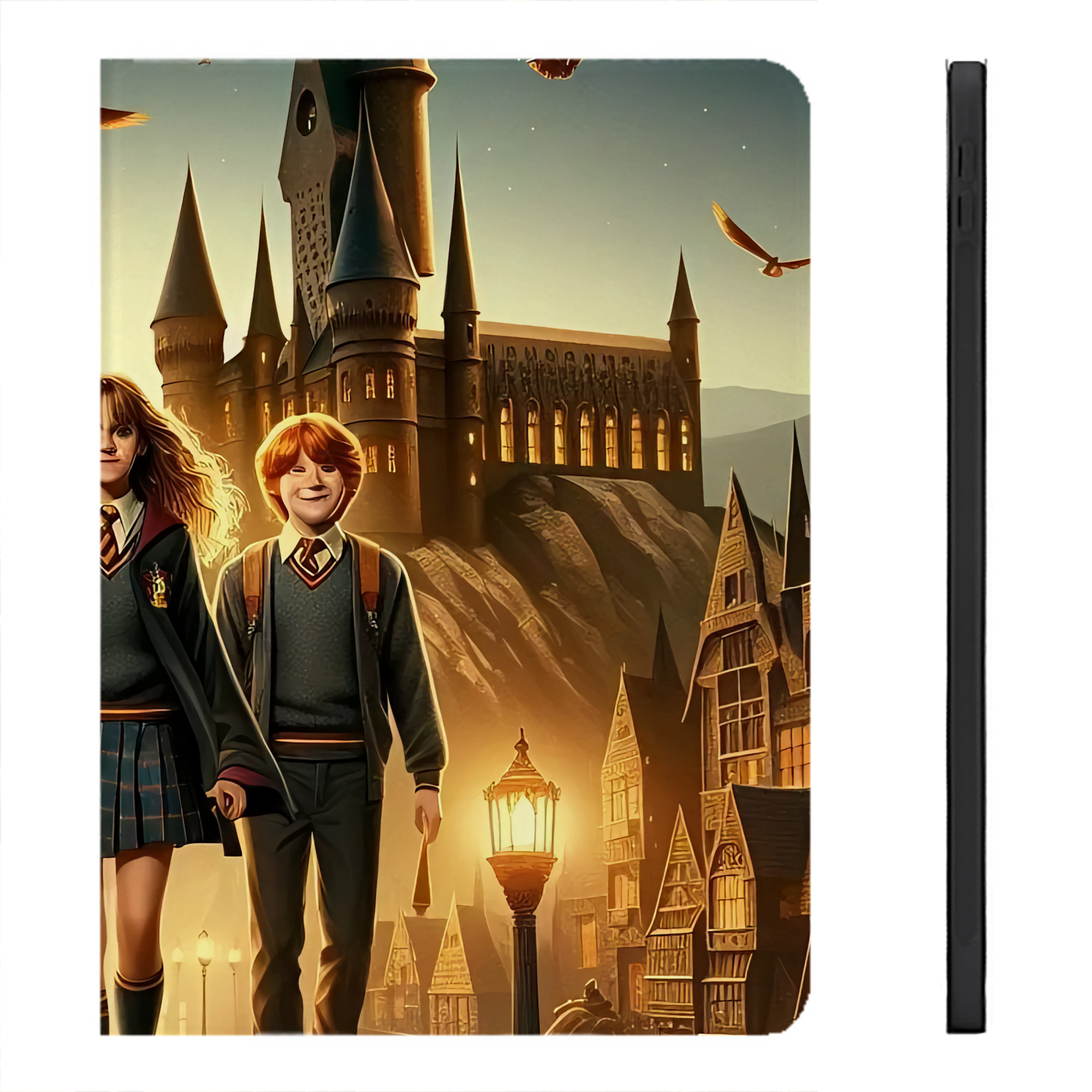 （画像用） Harry Potter ハリー・ポッターシリーズ IPadケース ペンホルダー付き ブックスタイルデザイン